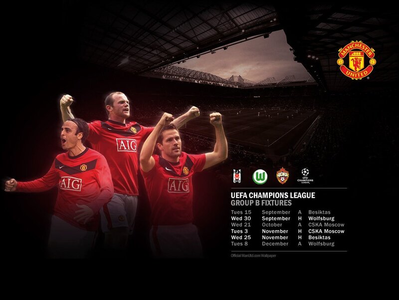 Manchester United Champions League wallpaper
