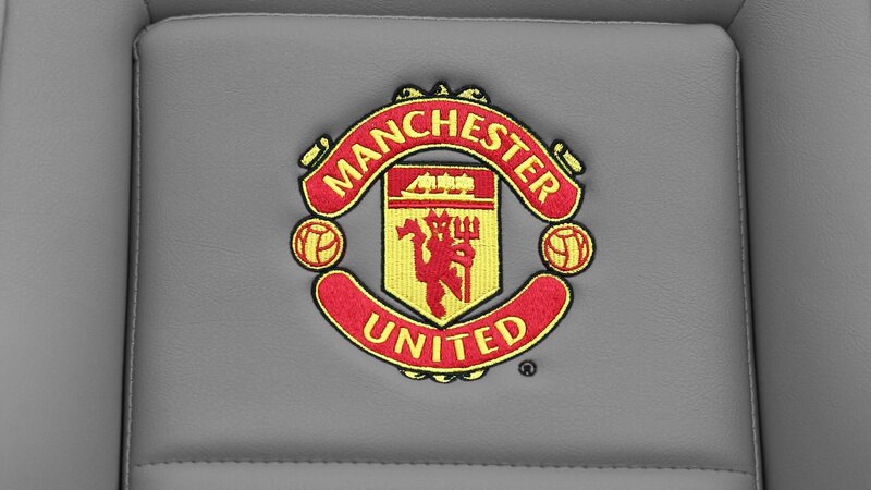 Manchester United Crest — Gray