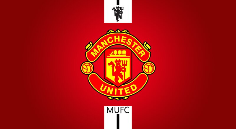Manchester United Crest — Red, Bold, Vector Art, Football, Shield