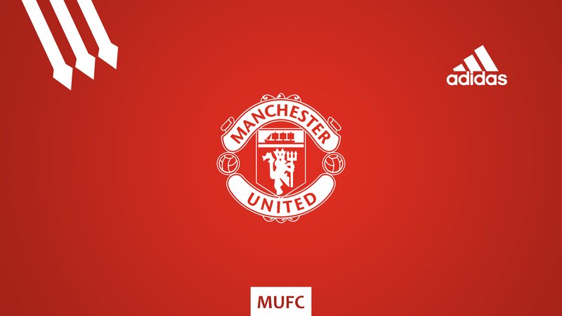 Manchester United Crest — Red, Brisk, Vector Art