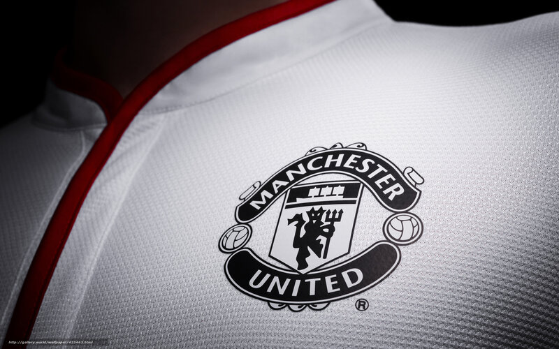 Manchester United jersey close-up