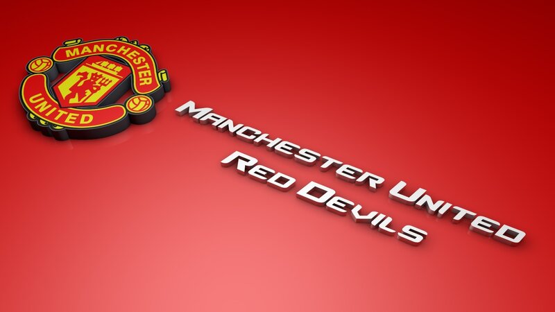 Manchester United Logo — Red, Bold