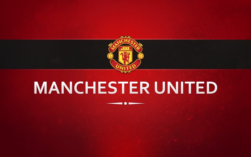 Manchester United Logo — Red, Bold, Vector Art