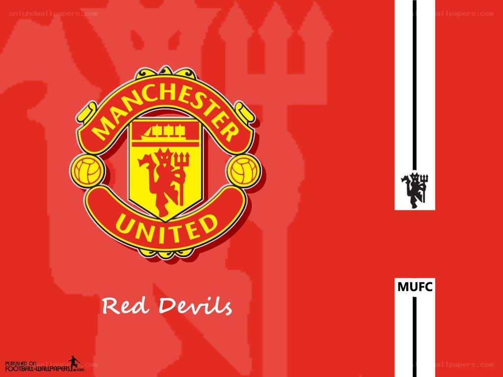 Manchester United logo wallpaper