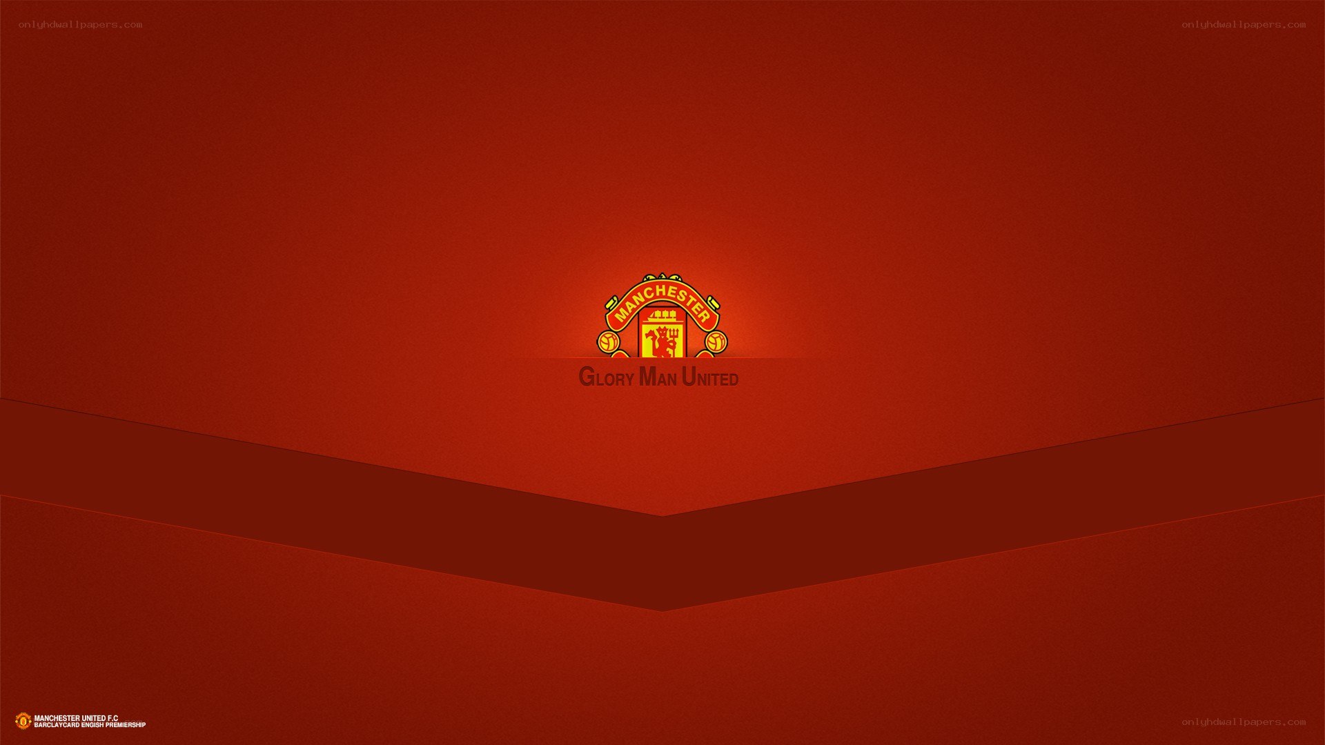 Manchester United logo wallpaper