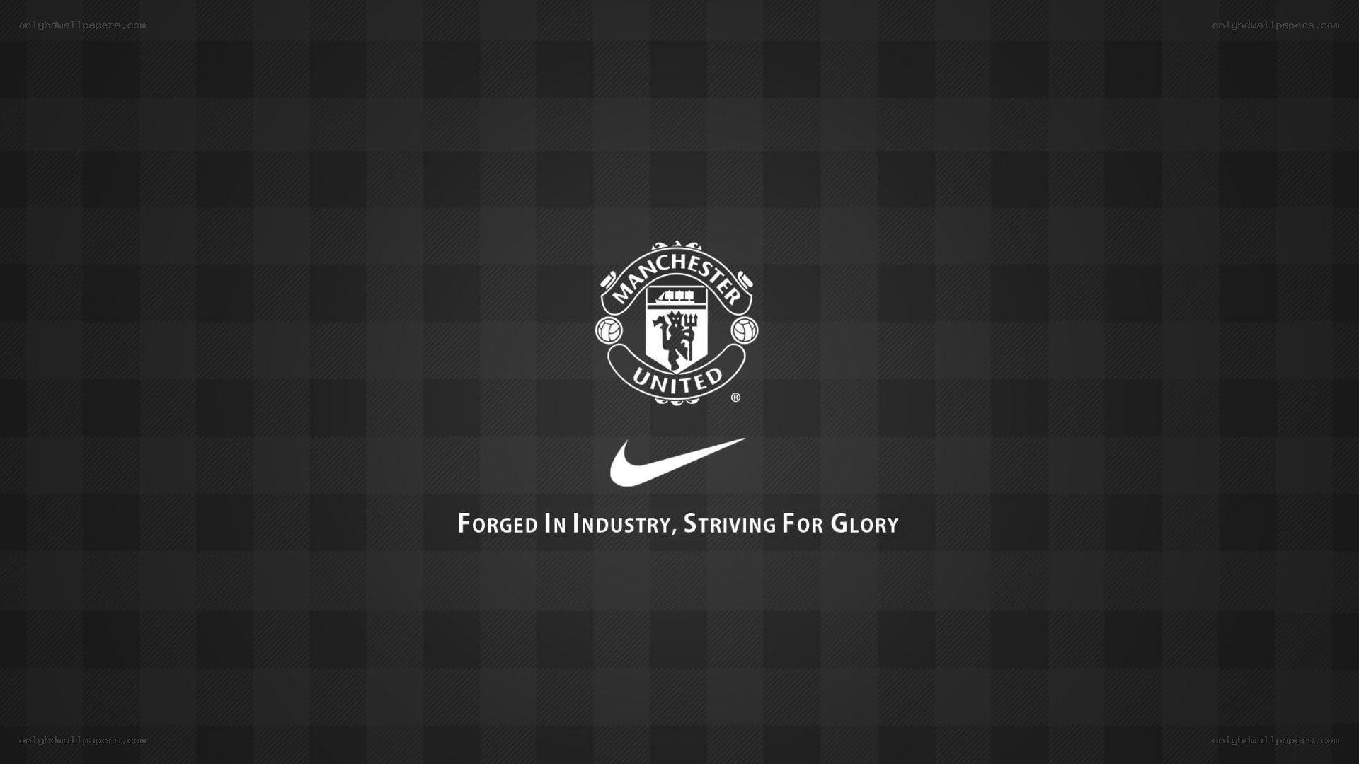 Manchester United logo wallpaper