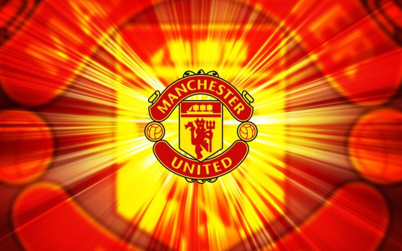 Manchester United logo wallpaper