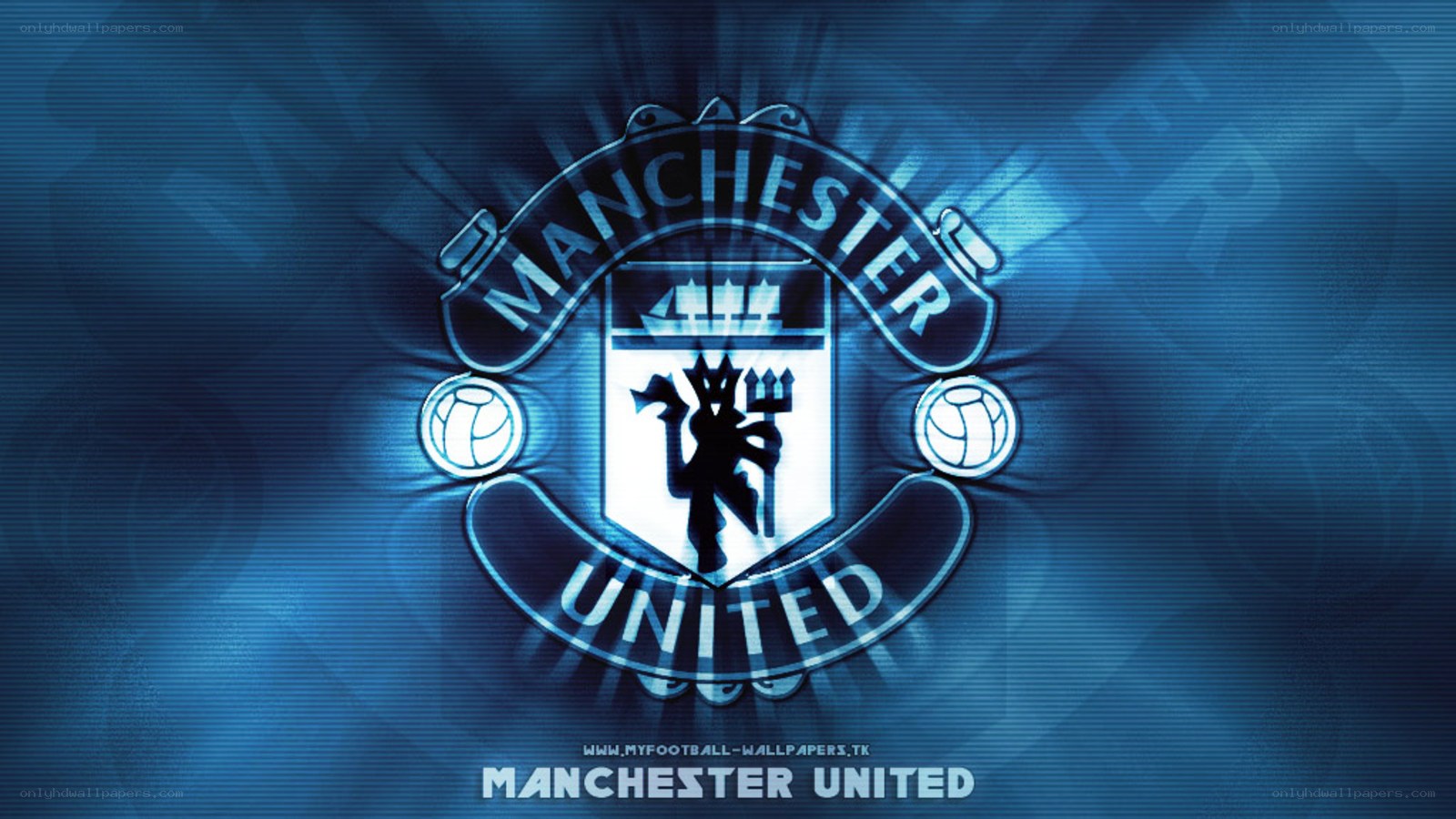 Manchester United logo wallpaper