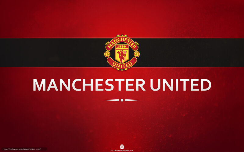Manchester United logo wallpaper