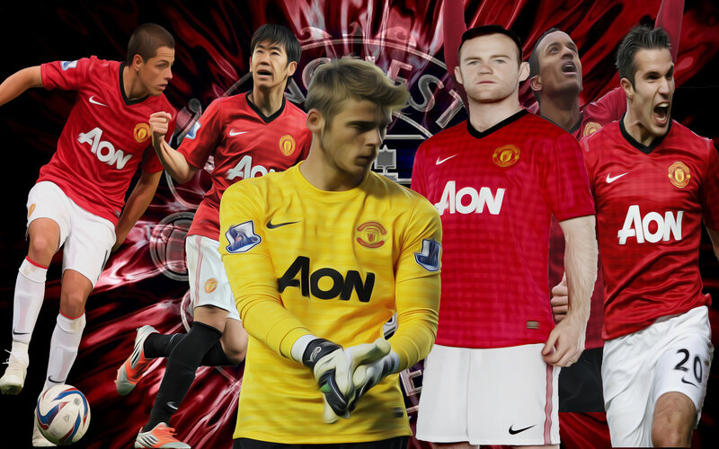 Manchester United Players — Red, Dynamic