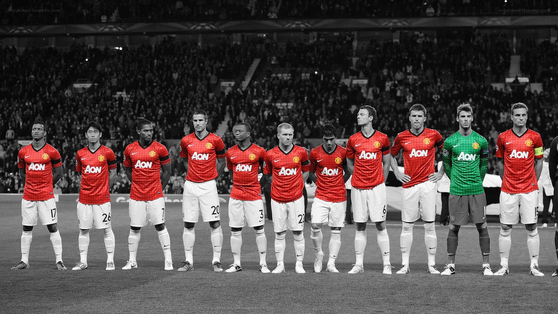 Manchester United team lineup
