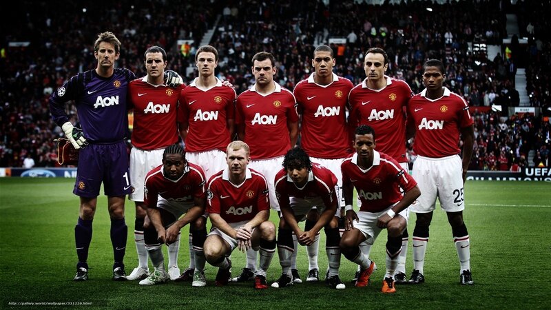 Manchester United Team — Red