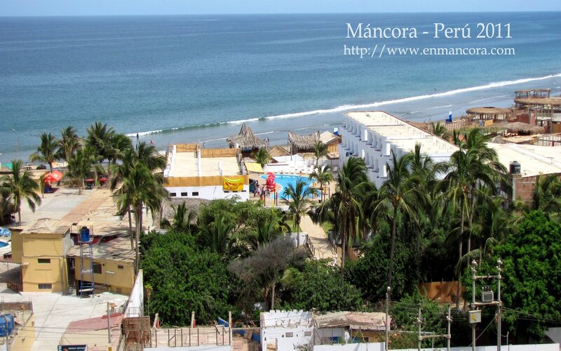 Mancora beach resort view