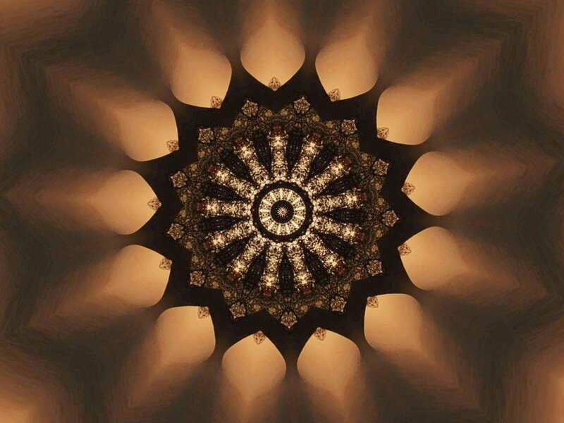 Mandala Ceiling Pattern