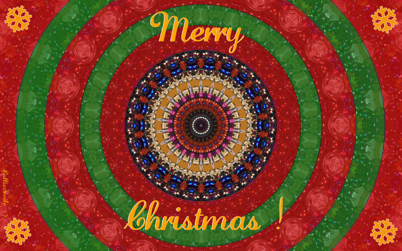 Mandala Christmas Card