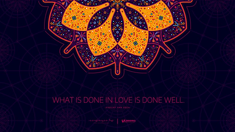 Mandala Design with Quote