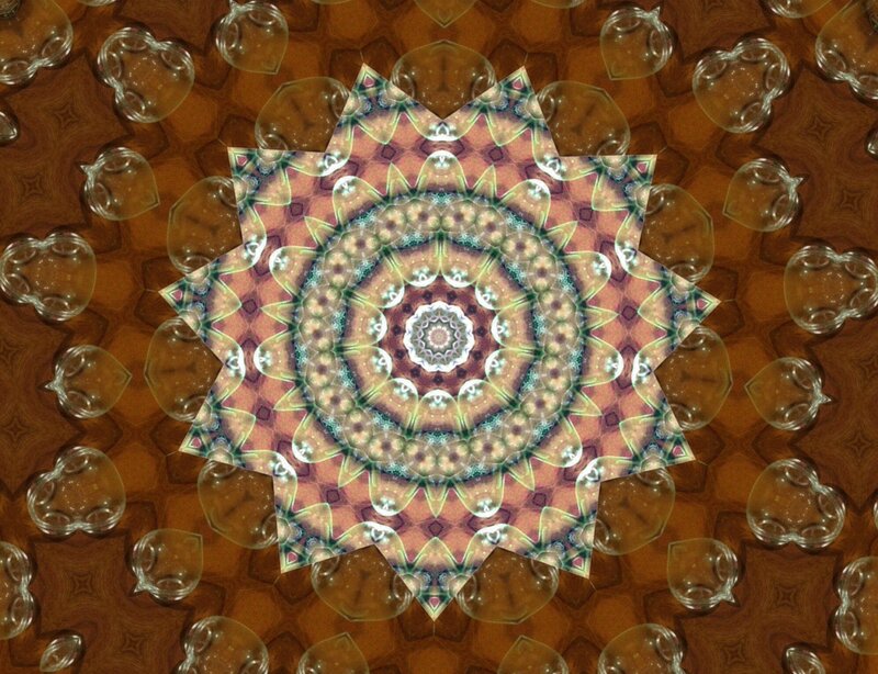 Mandala Pattern with Bubbles