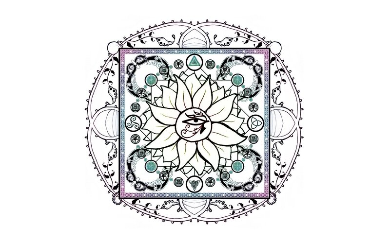 Mandala with Eye of Horus