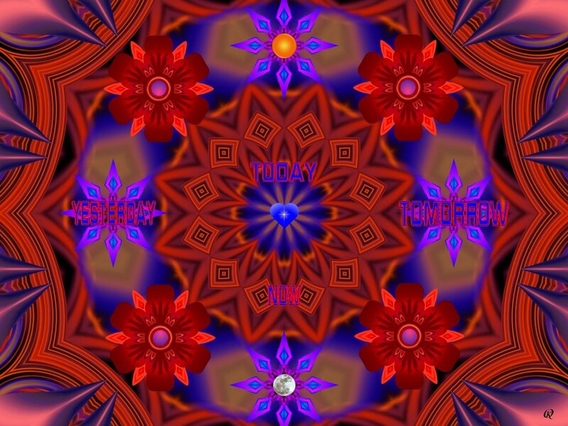Mandala with Flowers and Stars