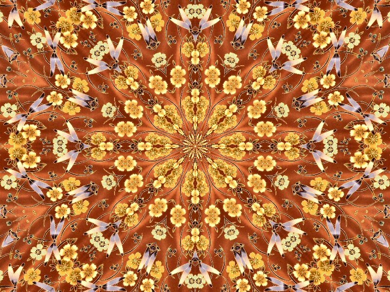 Mandala with Flowers