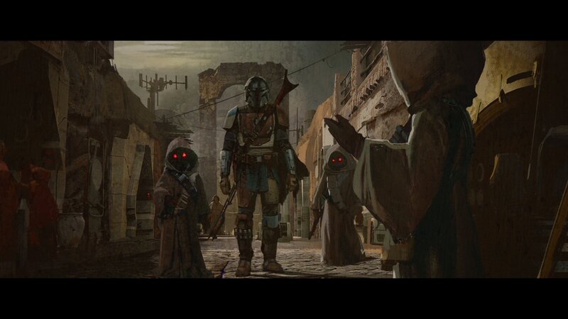 Mandalorian and Jawas