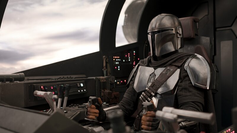 Mandalorian in Cockpit