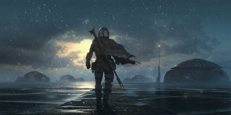 Mandalorian Warrior — Blue