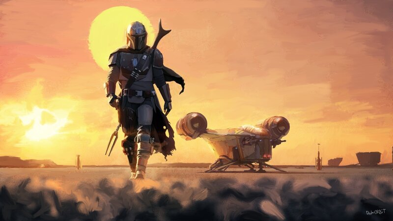 Mandalorian Warrior — Orange
