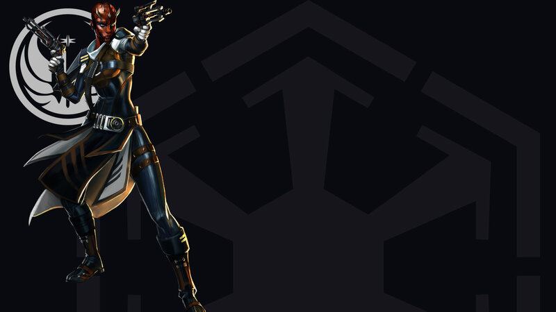 Mandalorian warrior with dual pistols