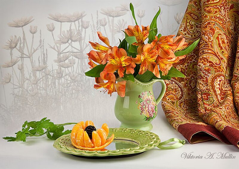 Mandarin Orange Flower