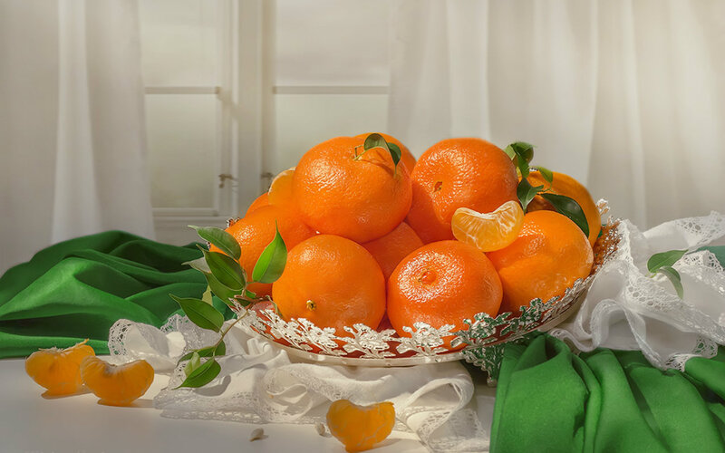 Mandarin Oranges in Bowl