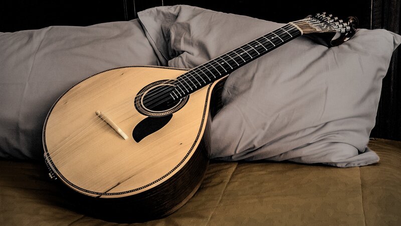 Mandolin on Pillow