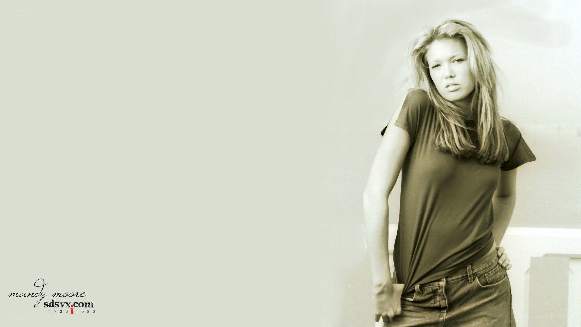 Mandy Moore in a casual pose