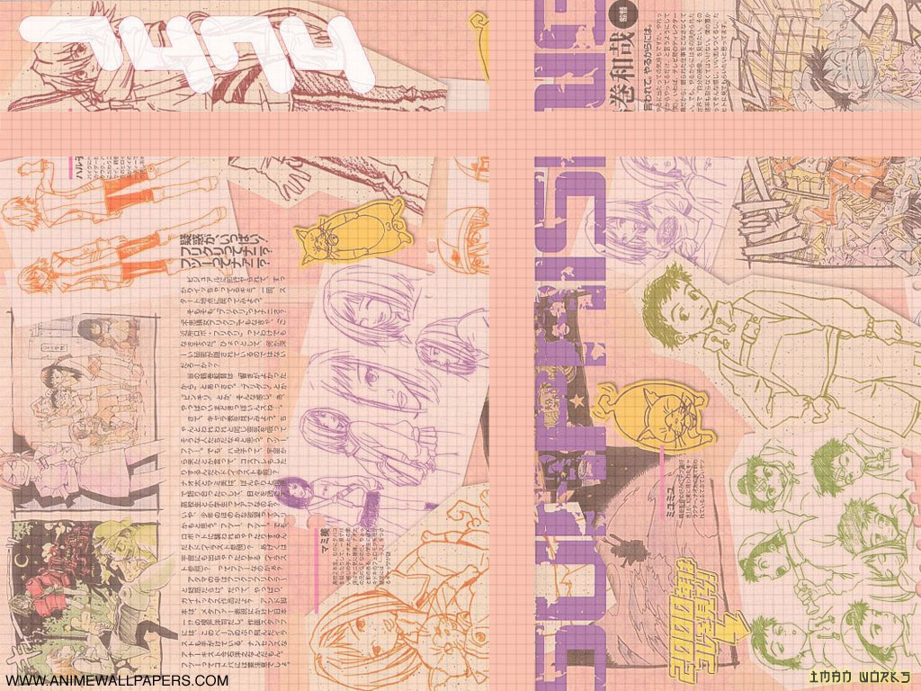 manga art collage
