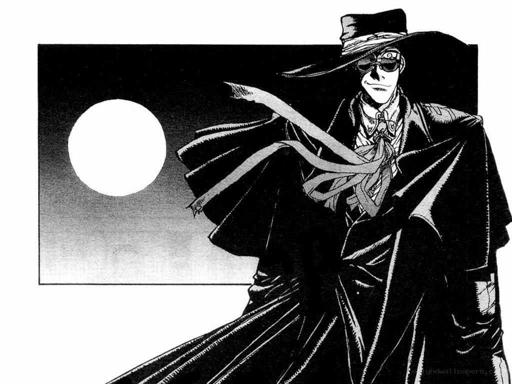manga character in a cloak