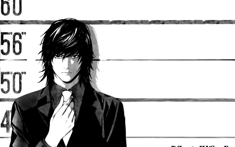 manga character in mugshot