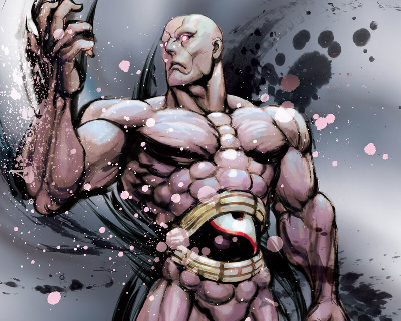 manga character with exposed abdomen