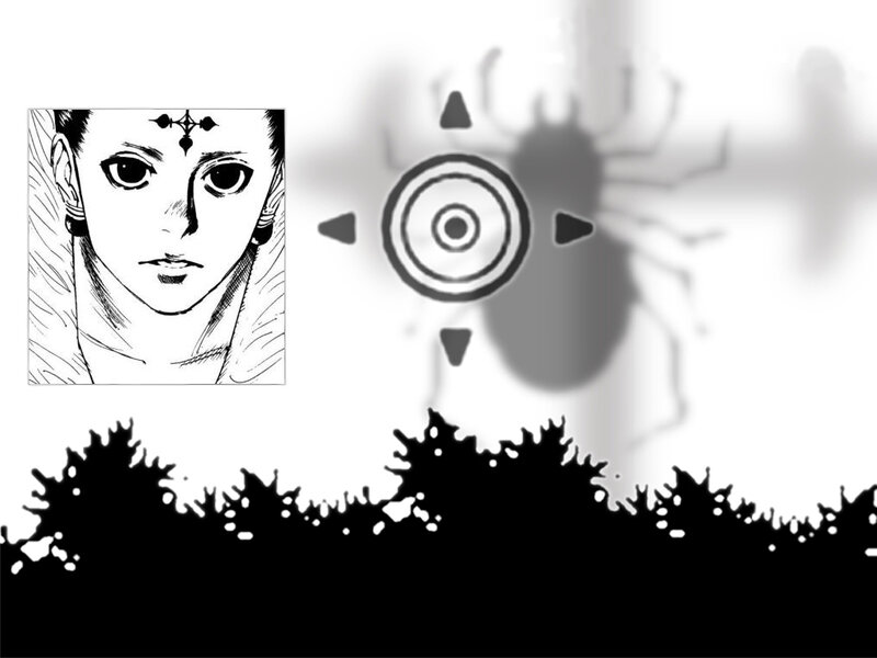 manga character with symbol