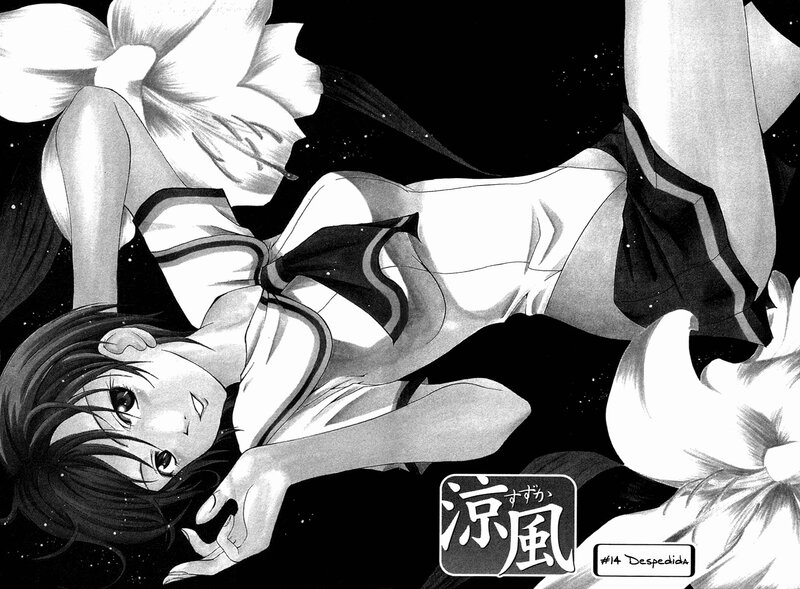manga girl with flowers