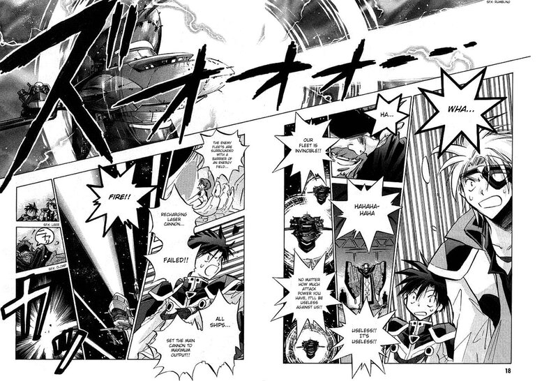 Manga Page with Battle Scene