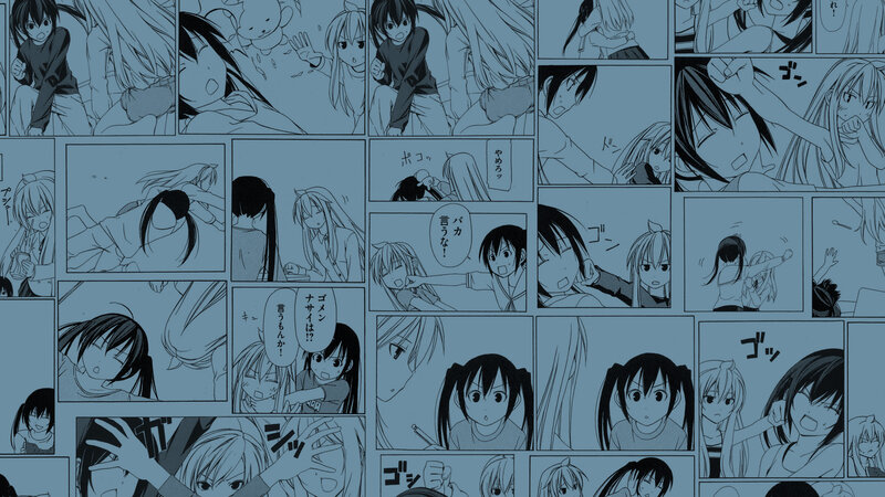 manga panel collage
