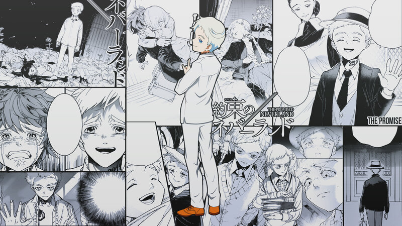 Manga Panel Collage — Black, Dramatic, Night