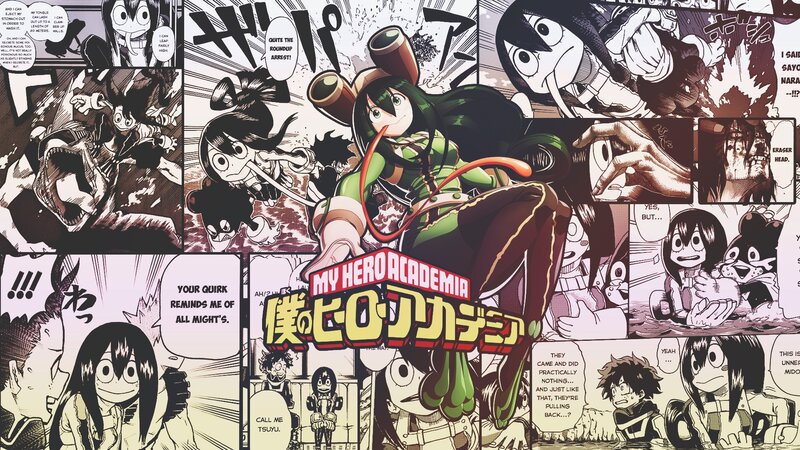 Manga Panel Collage — Green, Dynamic, Chaotic