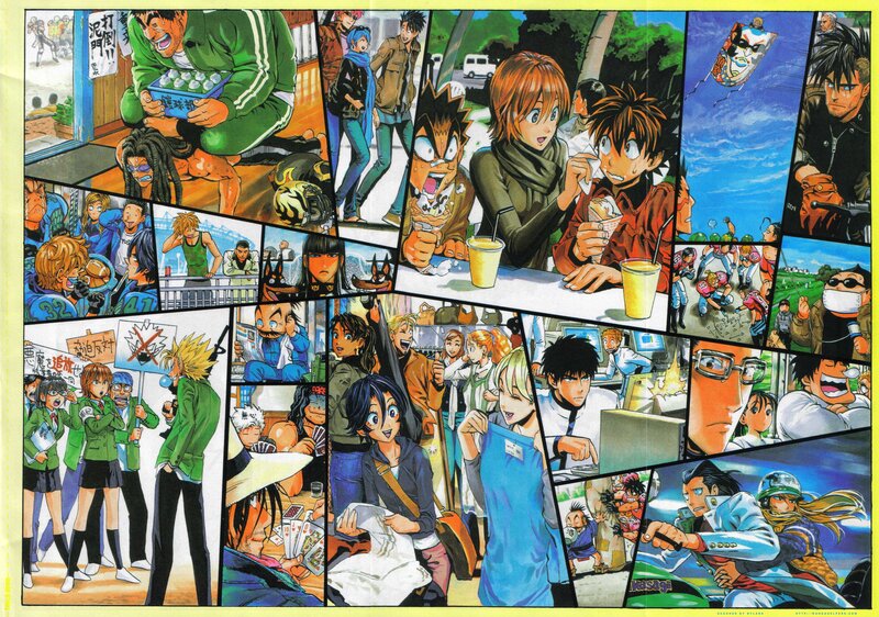 Manga panel collage
