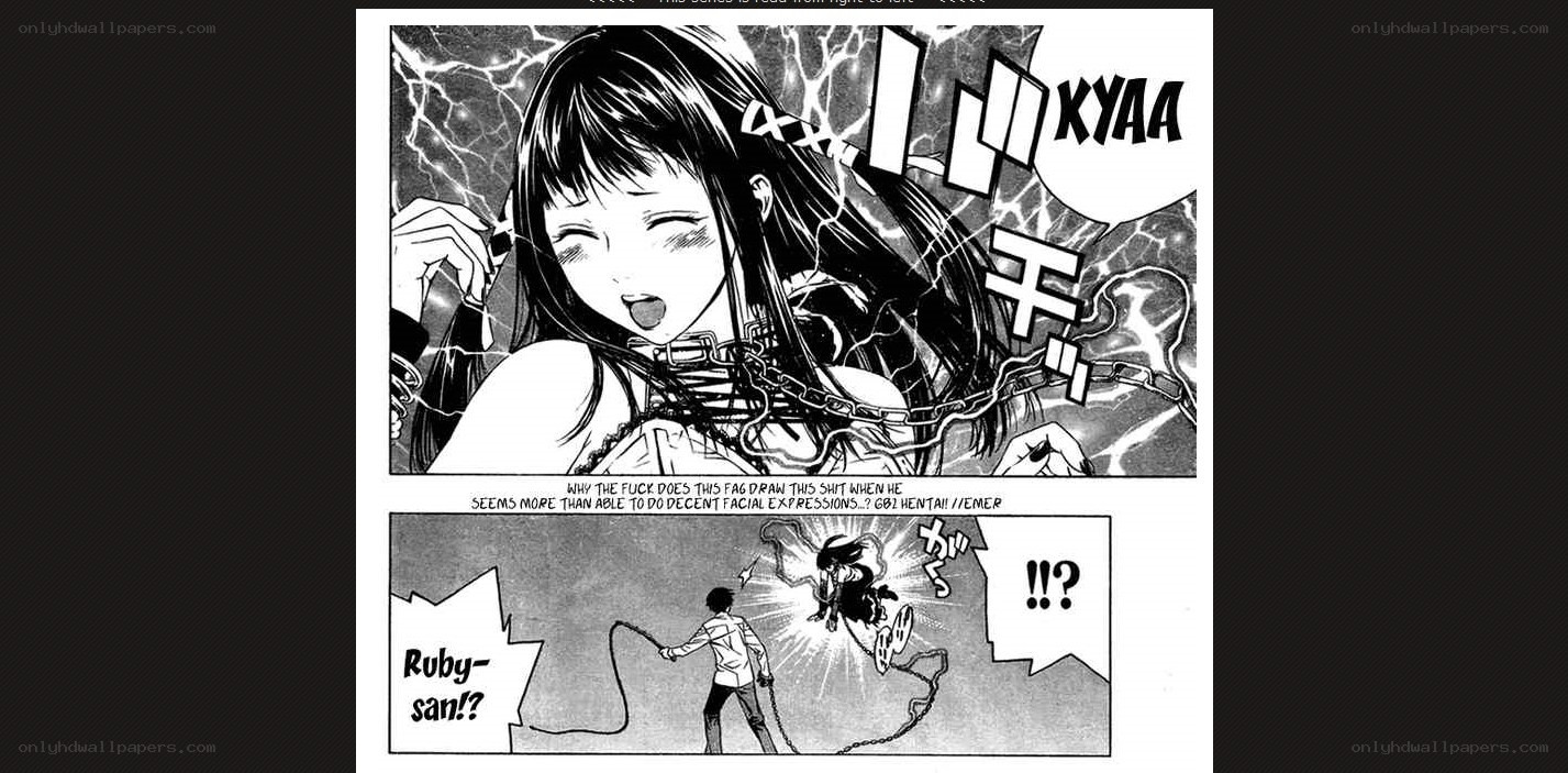 manga panel with chains