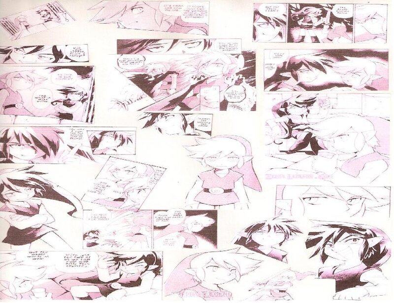 Manga Panels Collage
