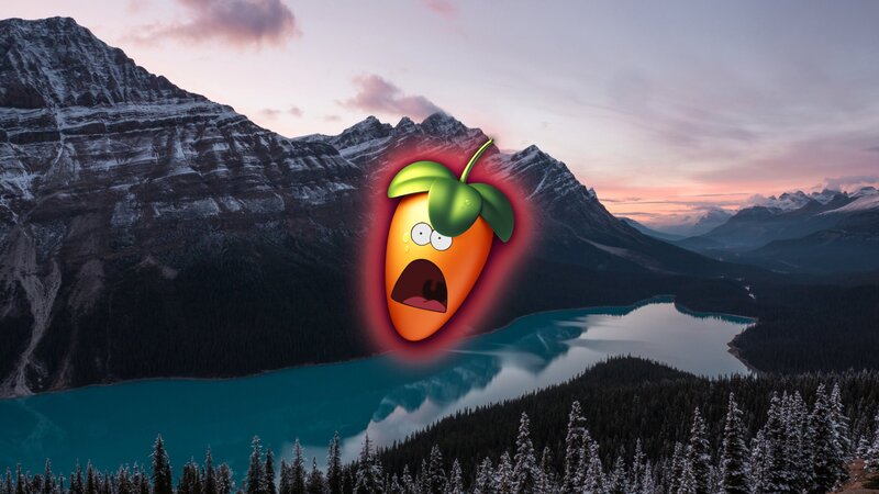 Mango Character in Mountains
