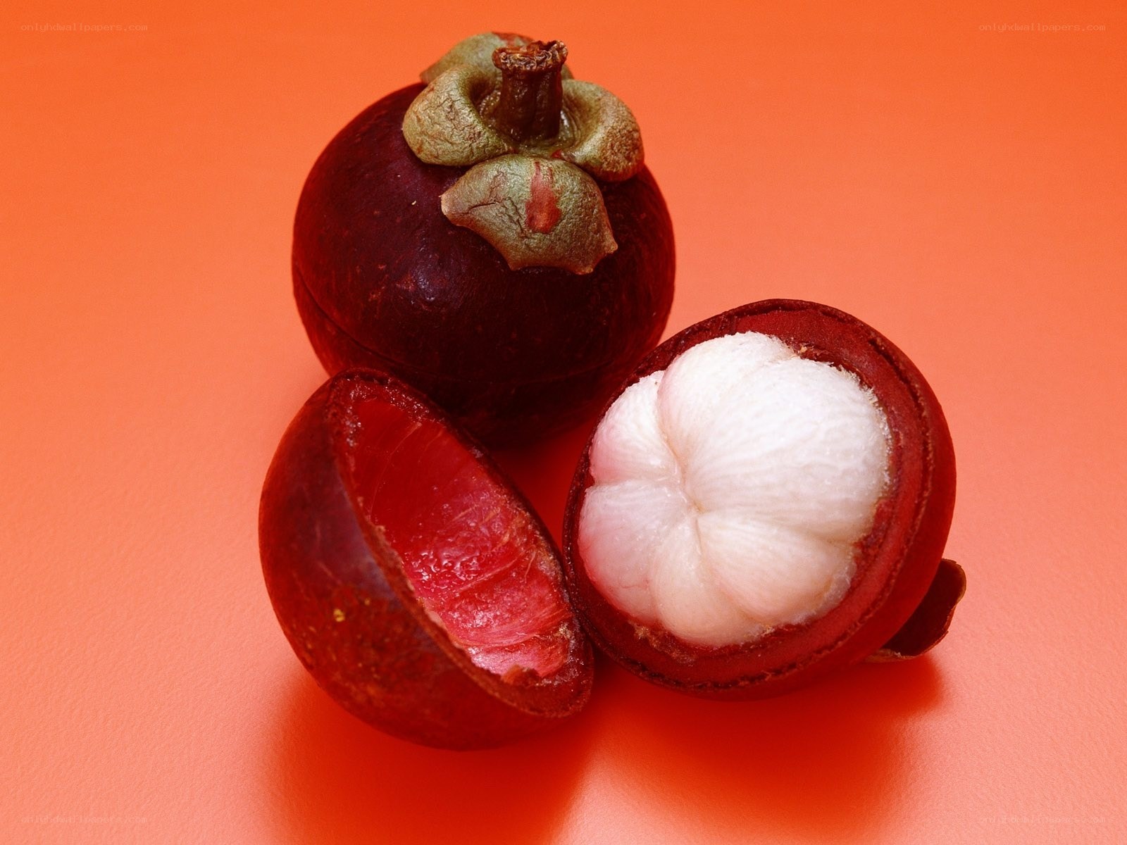 Mangosteen fruit close-up