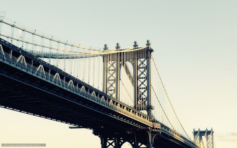 Manhattan Bridge — Gray