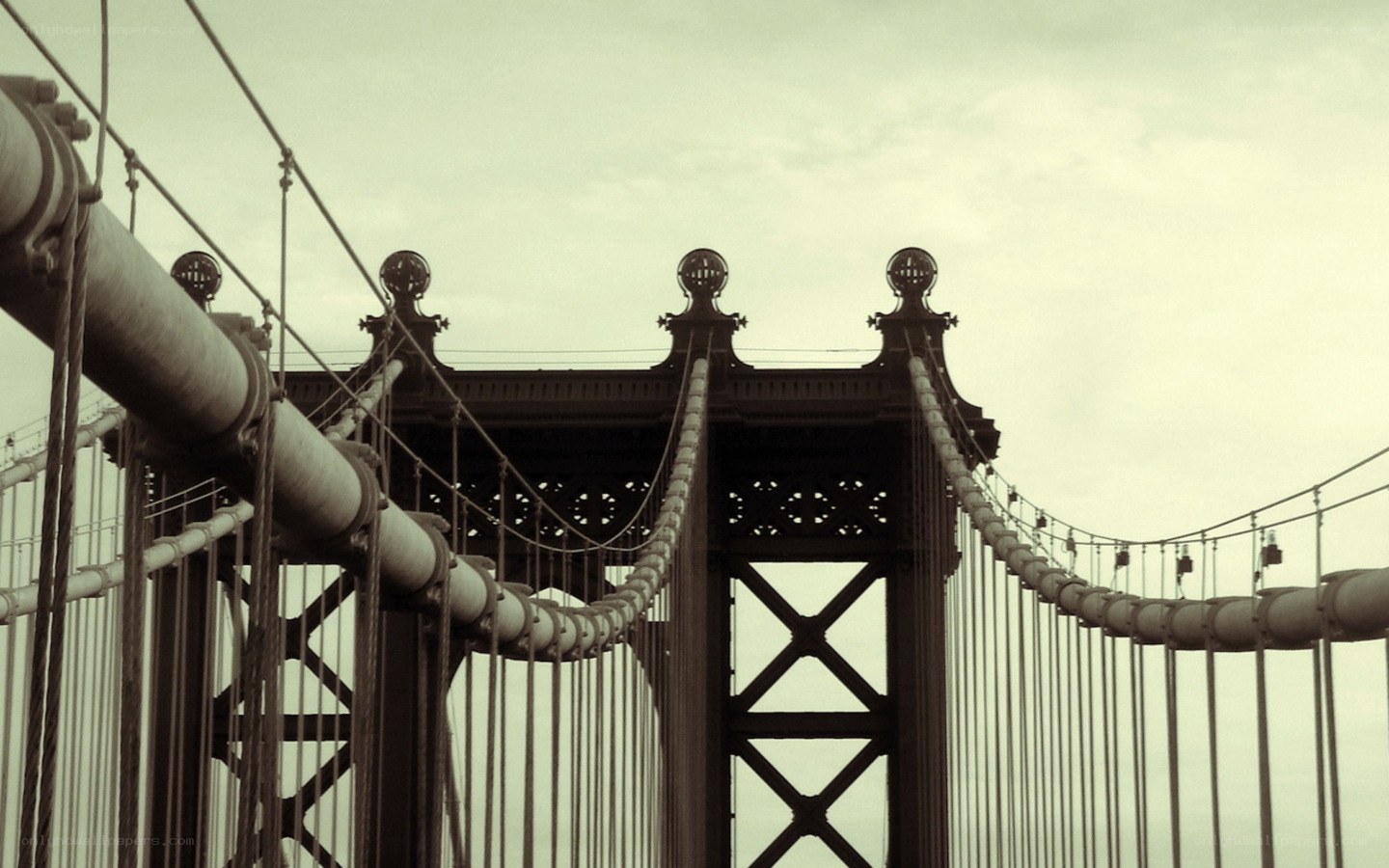Manhattan Bridge tower view